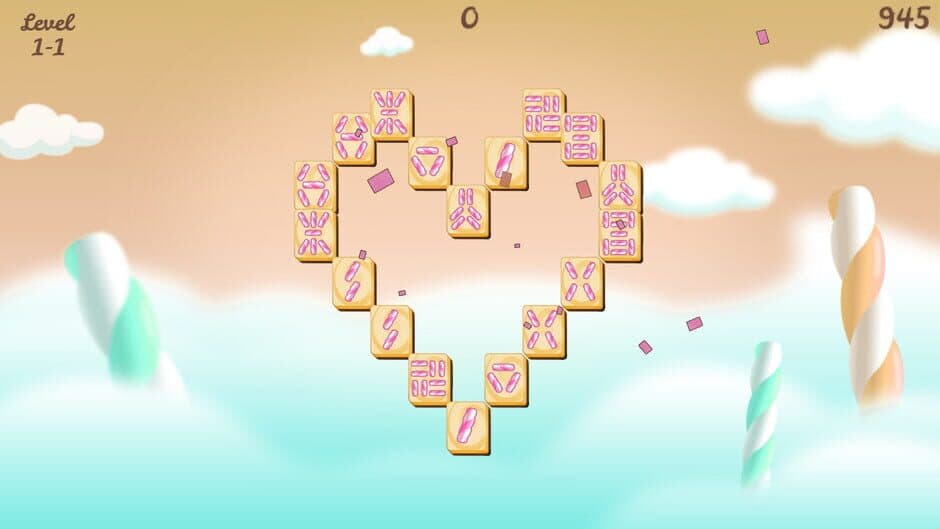 Sweet Candy Mahjong screenshot 1
