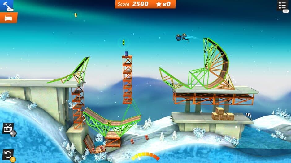 Bridge Constructor Stunts screenshot 2