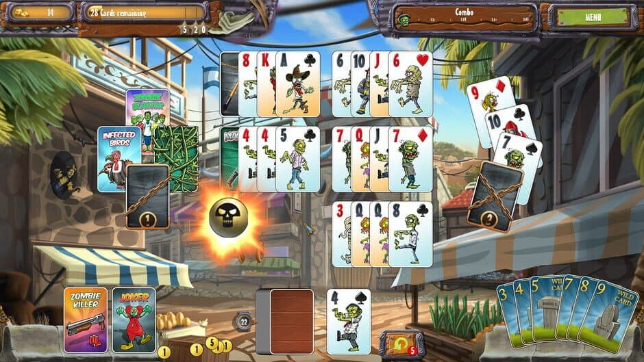 Zombie Solitaire 2 Chapter 3 screenshot 3