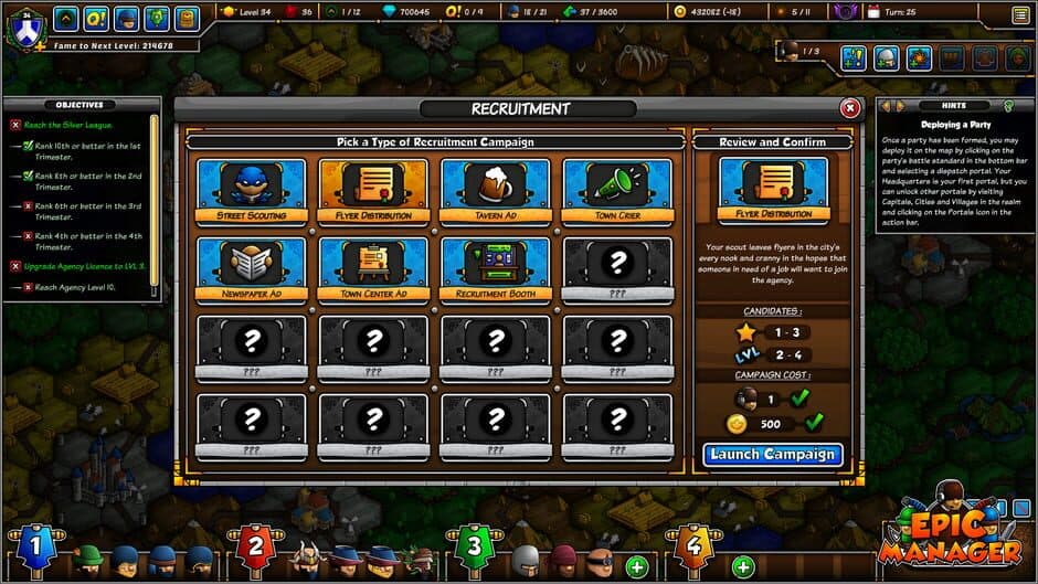Epic Manager: Create Your Own Adventuring Agency! screenshot 1