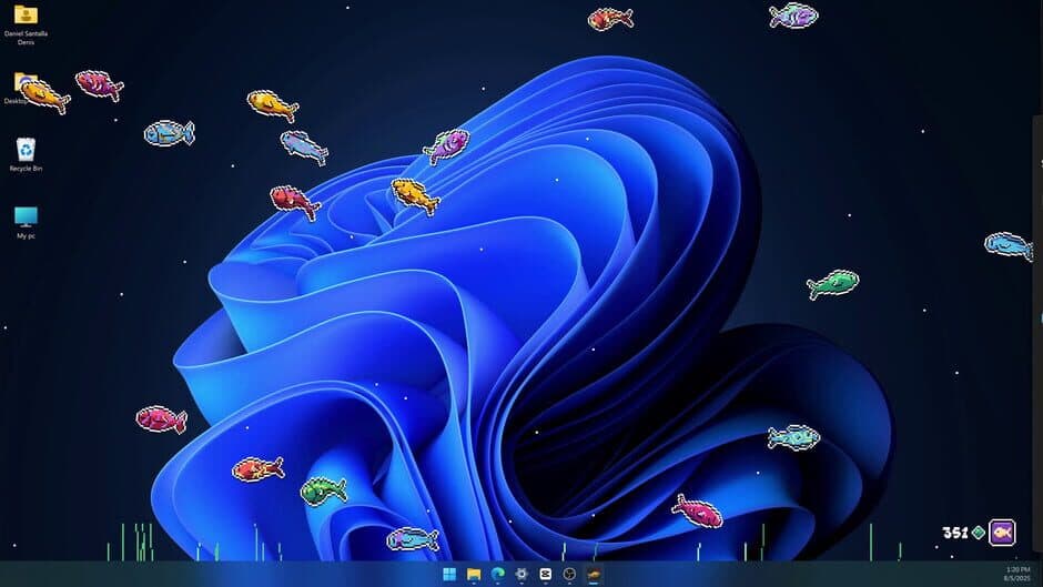 Desktop Fishes screenshot 1