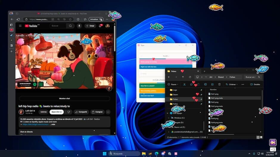 Desktop Fishes screenshot 6