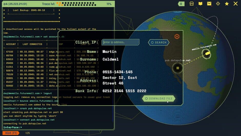 Void Future: Hacking Protocol screenshot 3