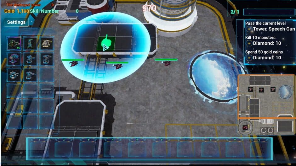 Space Tower Defense screenshot 2