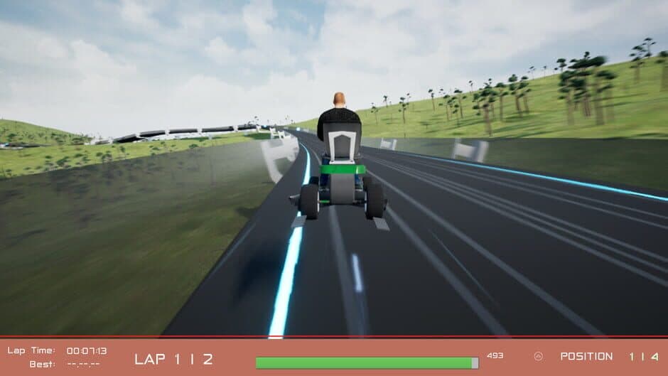 Lawnmower Game: Space Race screenshot 1