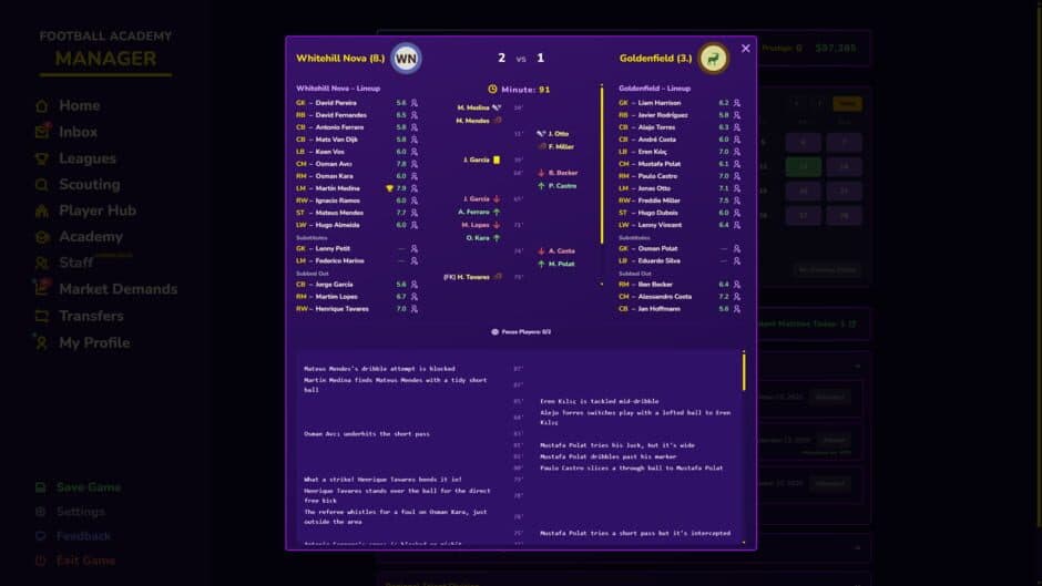 Football Academy Manager screenshot 2