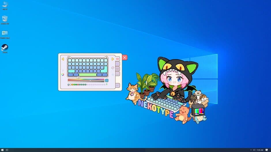 Nekotype Keyboard Cat Simulator screenshot 4