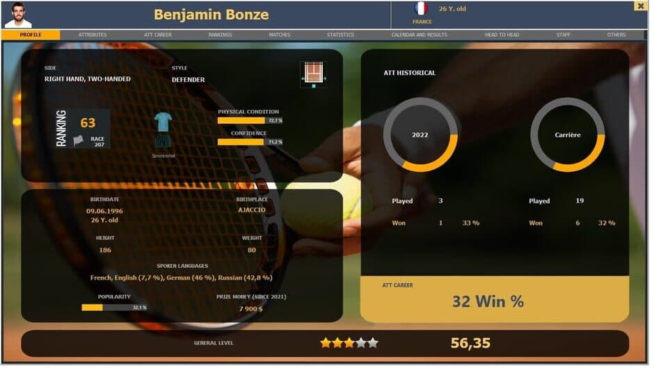 Absolute Tennis Manager screenshot 2