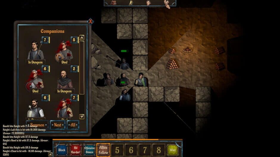 Dungeons and Warbands screenshot 1