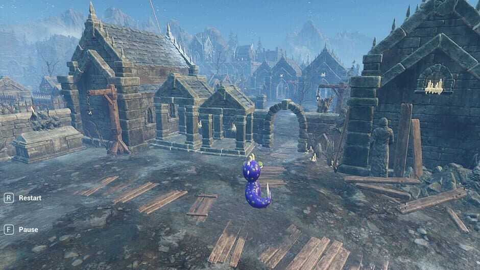 Worm in horror place screenshot 2