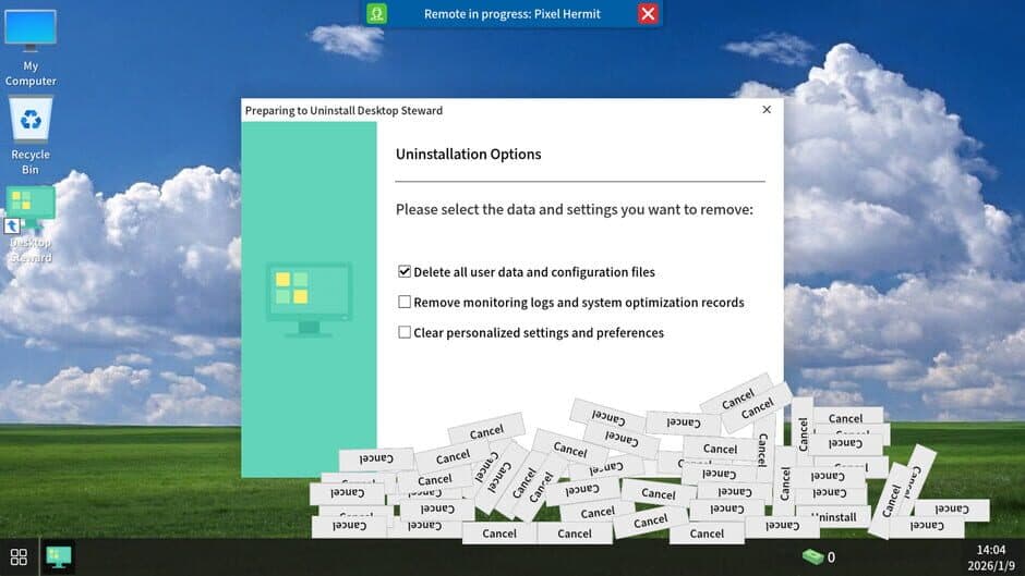 Uninstall Simulator screenshot 1