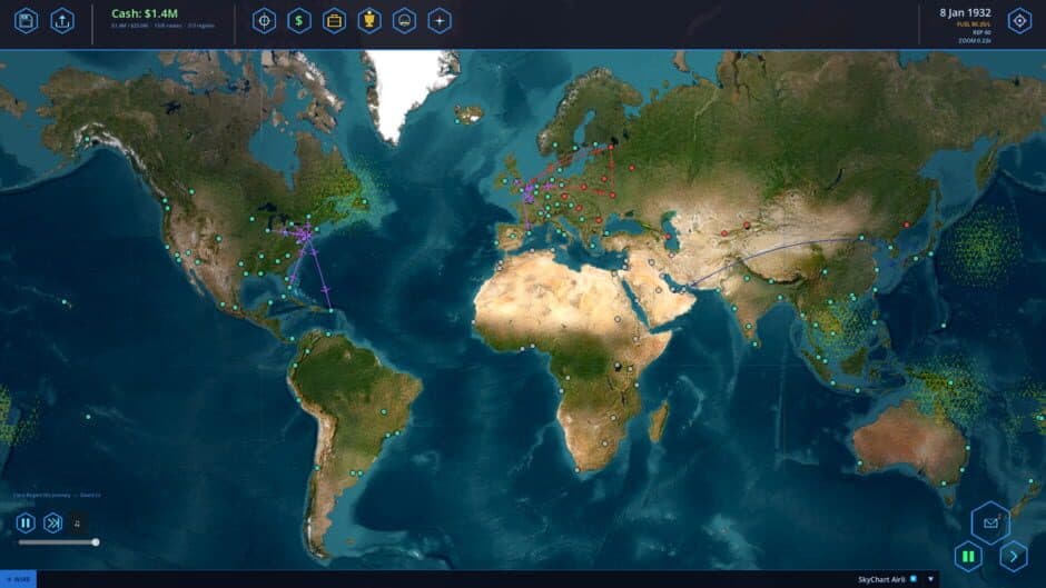 SkyChart: Airline Executive screenshot 1
