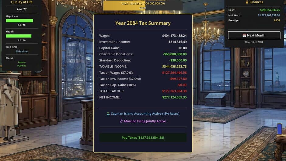 SELF MADE: Investment Life Sim screenshot 1