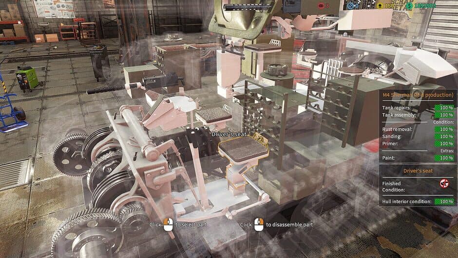 Tank Mechanic Simulator - Shermans screenshot 1