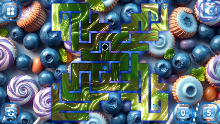 Sweetie Candy Maze: Blueberry screenshot 4
