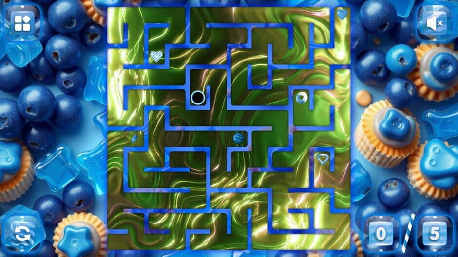 Sweetie Candy Maze: Blueberry screenshot 5