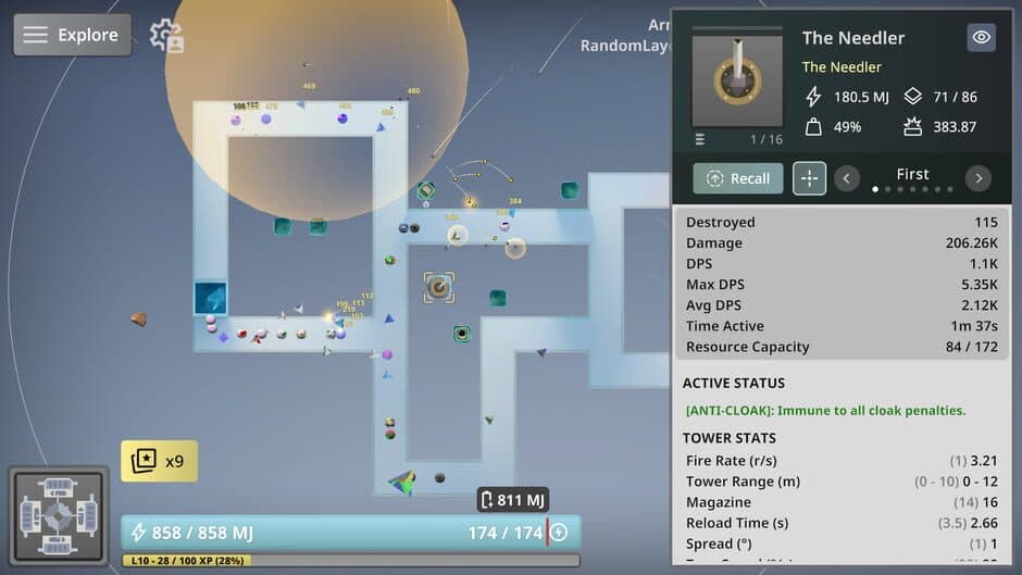 Sphere TD screenshot 2