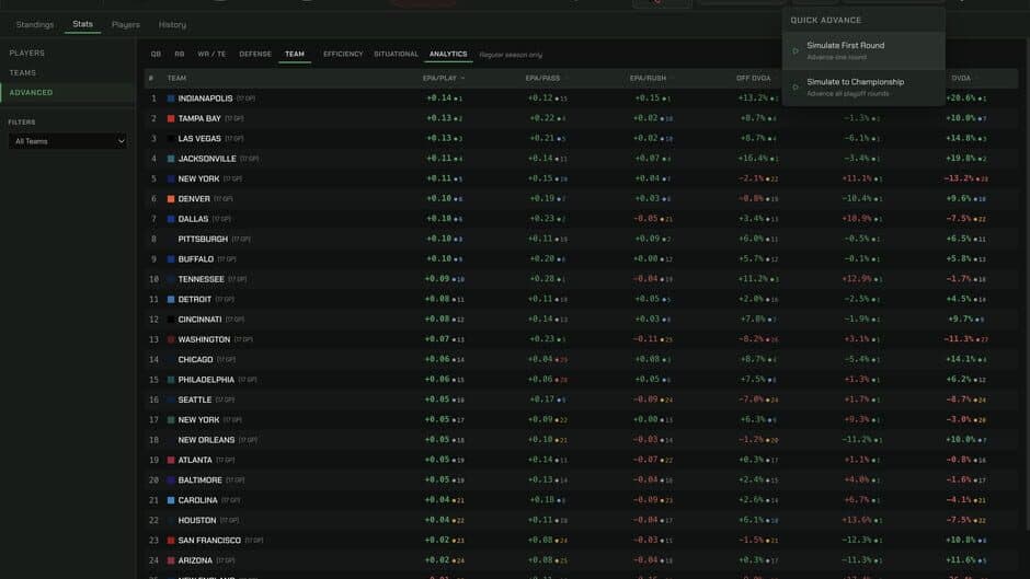 War Room Football screenshot 2