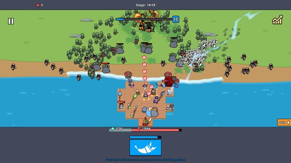 Beach Defense: Zombie Invasion screenshot 4