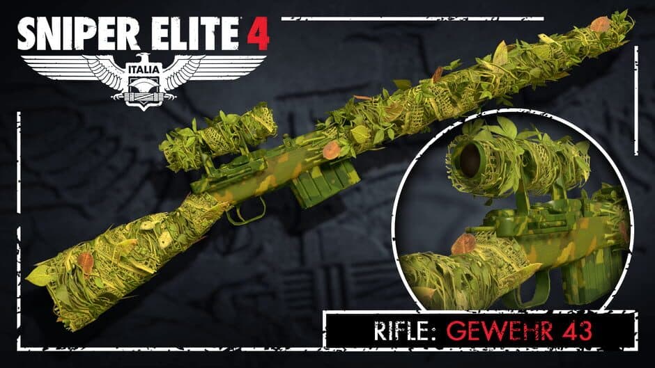 Sniper Elite 4 - Camouflage Rifles Skin Pack screenshot 4