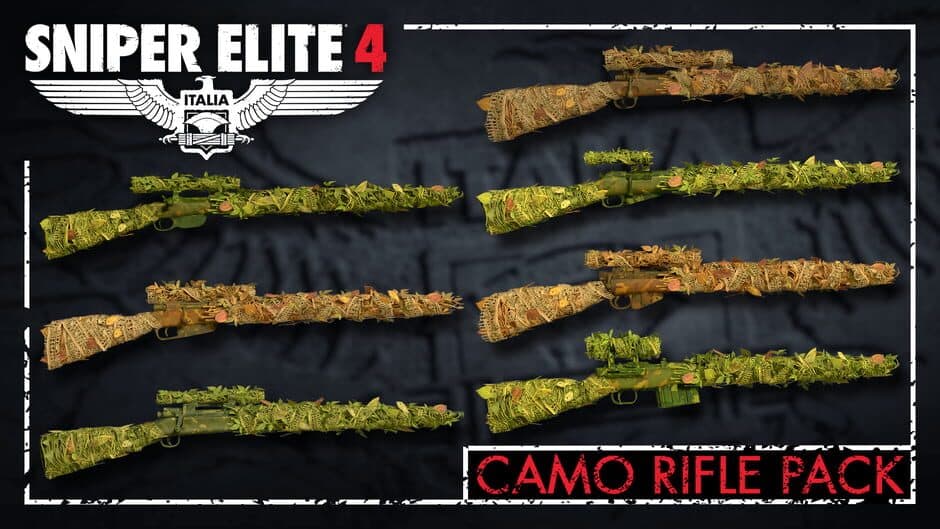 Sniper Elite 4 - Camouflage Rifles Skin Pack screenshot 6
