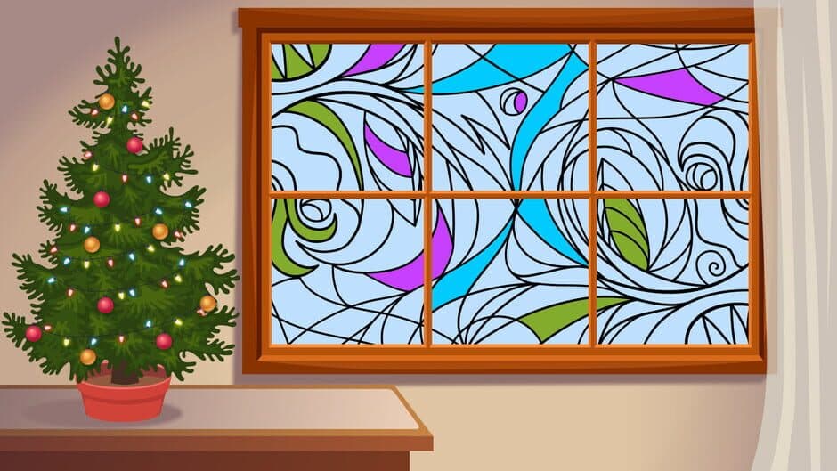 Glass Painting: Winter Art screenshot 2