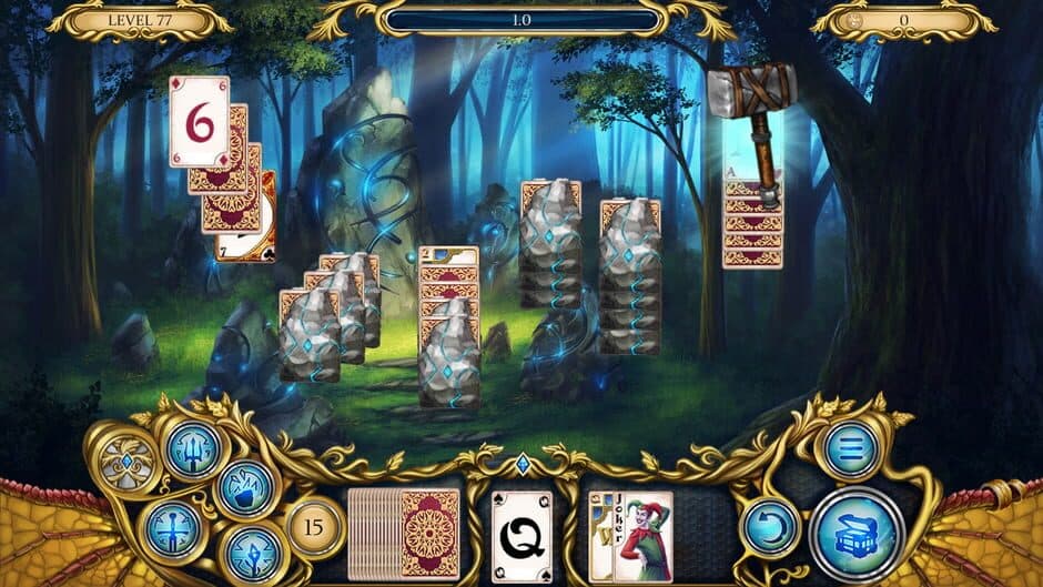 Solitaire. Dragon Light screenshot 1