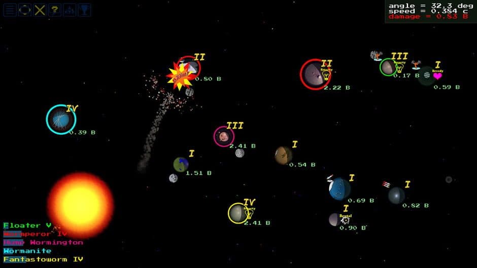 SpaceWorms screenshot 3