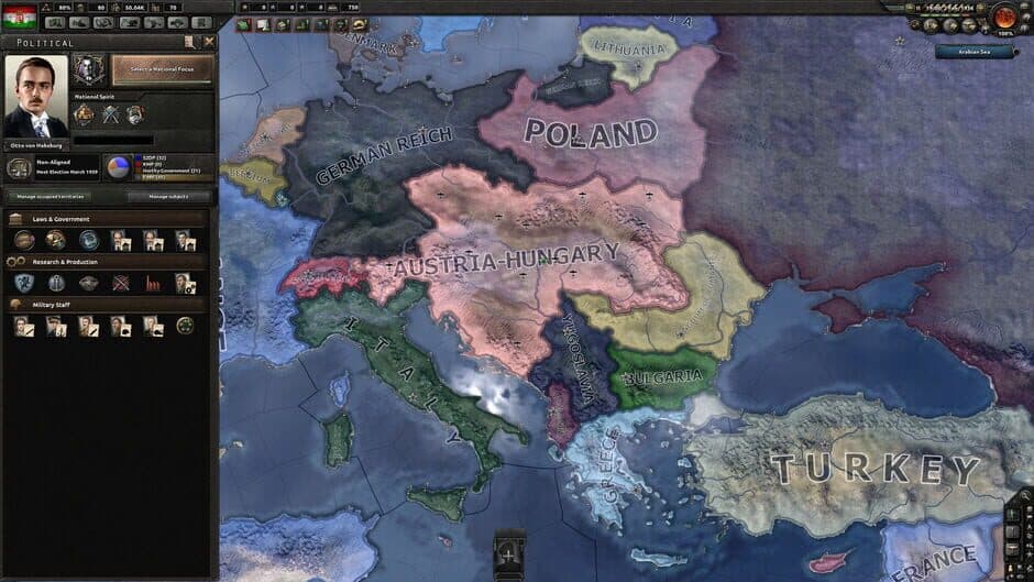 Hearts of Iron IV - Death or Dishonor screenshot 1