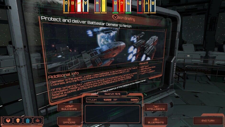 Battlestar Galactica Deadlock - Sin and Sacrifice screenshot 2