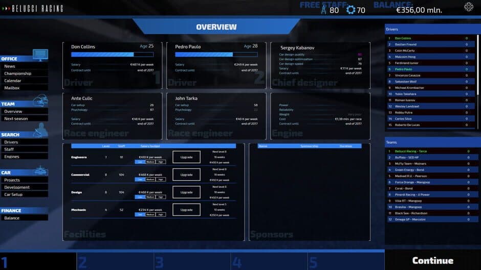 Open Wheel Manager screenshot 1