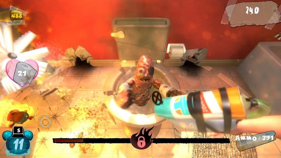 ATTACK OF THE EVIL POOP screenshot 1