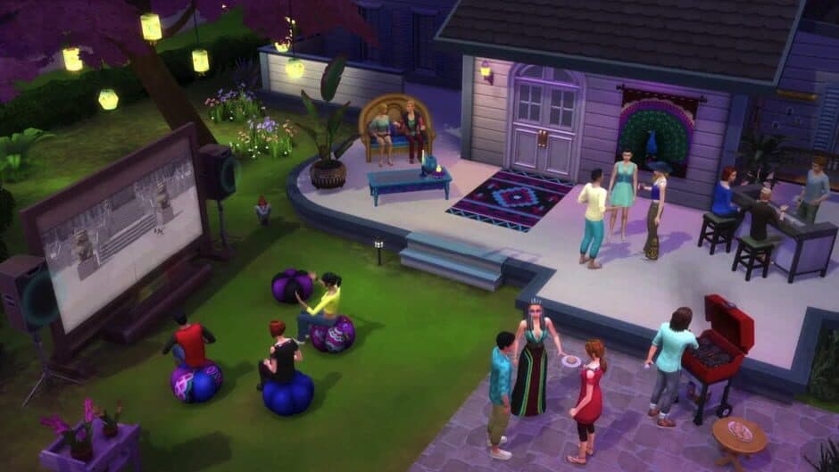 The Sims 4 - Movie Hangout Stuff screenshot 2