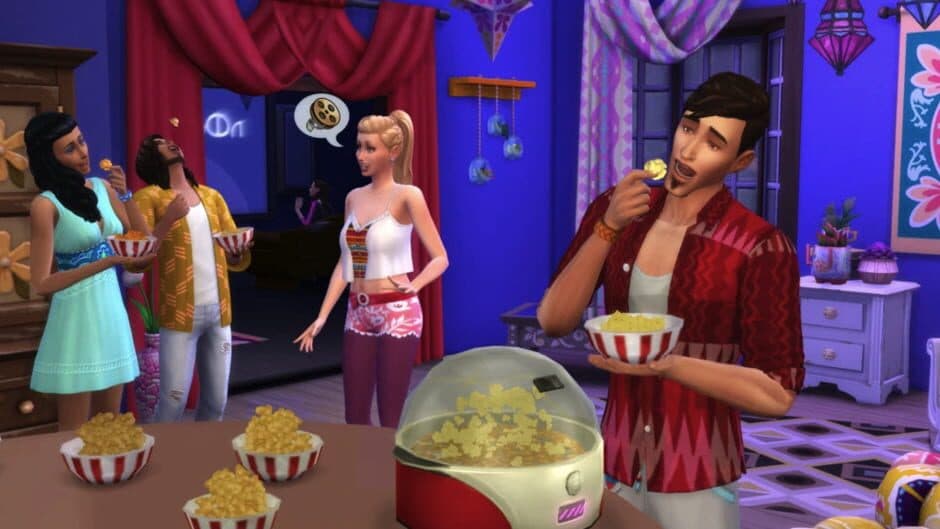 The Sims 4 - Movie Hangout Stuff screenshot 1