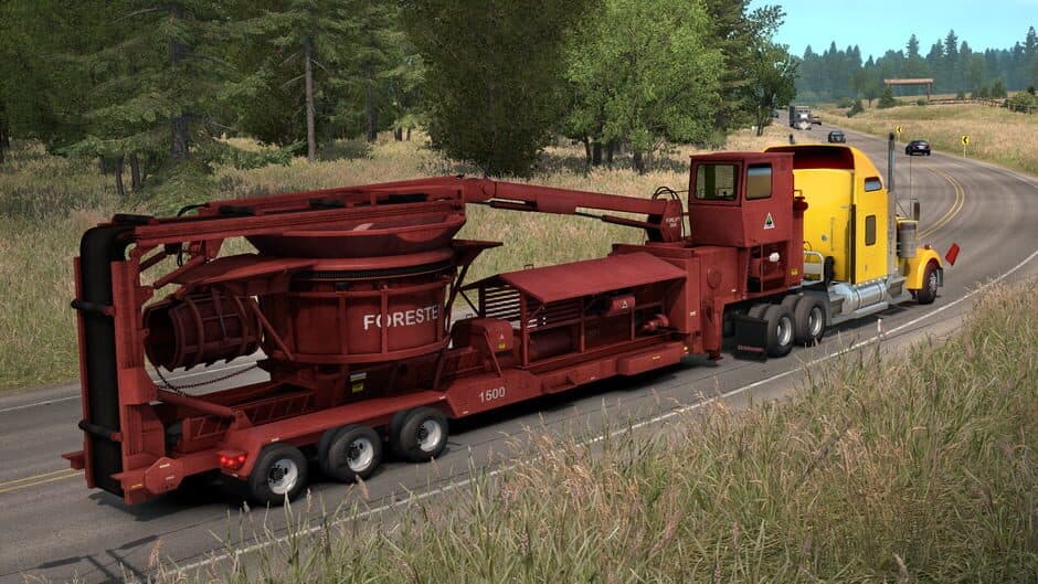 American Truck Simulator - Forest Machinery screenshot 1