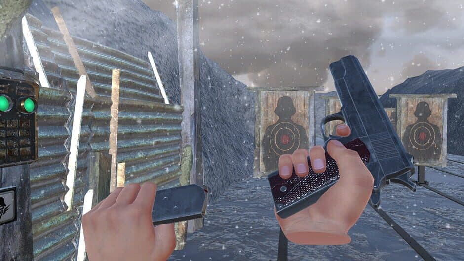 World War 2 Winter Gun Range VR Simulator screenshot 3