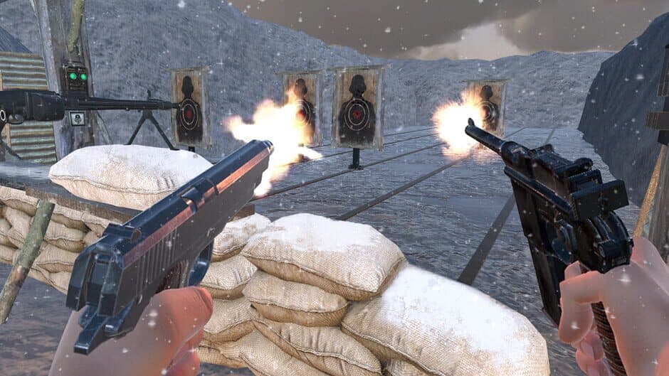 World War 2 Winter Gun Range VR Simulator screenshot 5