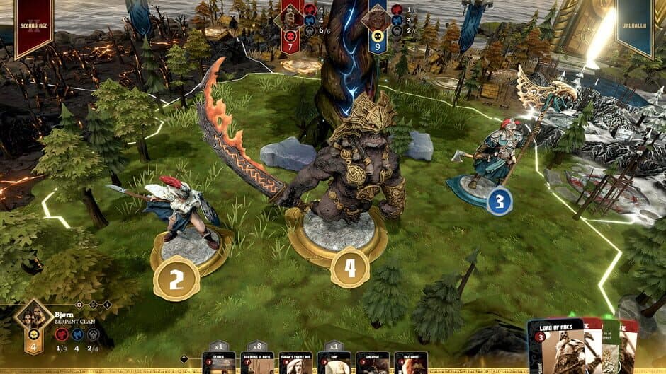 Blood Rage: Digital Edition screenshot 1