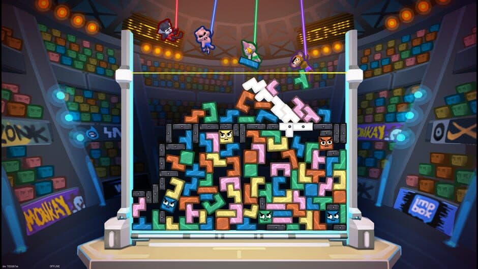 TopplePOP: Bungee Blockbusters screenshot 1