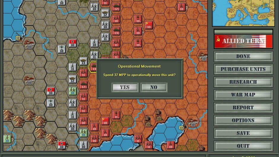 Strategic Command: European Theater screenshot 2