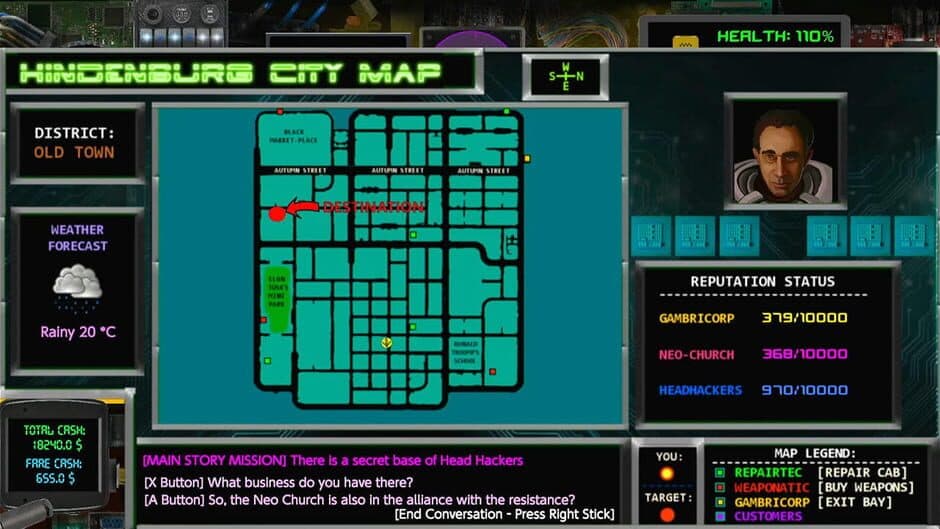 CyberTaxi screenshot 2