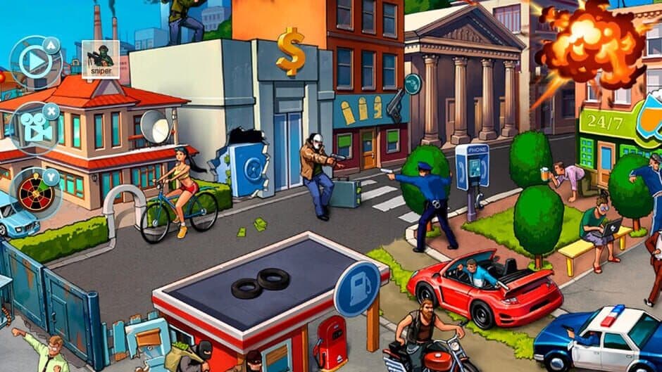 Doodle Mafia: Crime City screenshot 1
