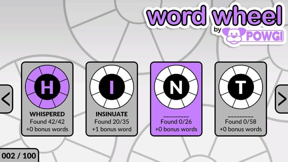 Word Wheel by POWGI screenshot 3
