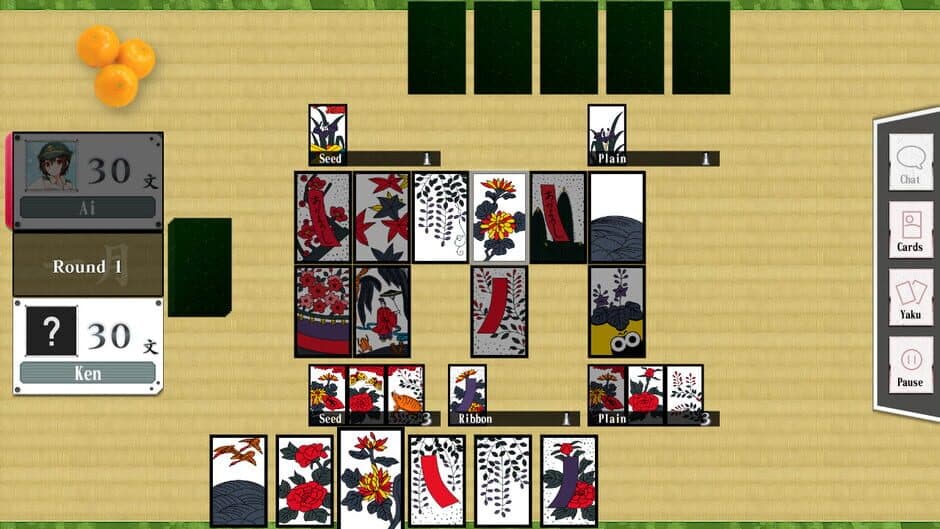 Bishoujo Battle: Hanafuda Koi-Koi screenshot 1