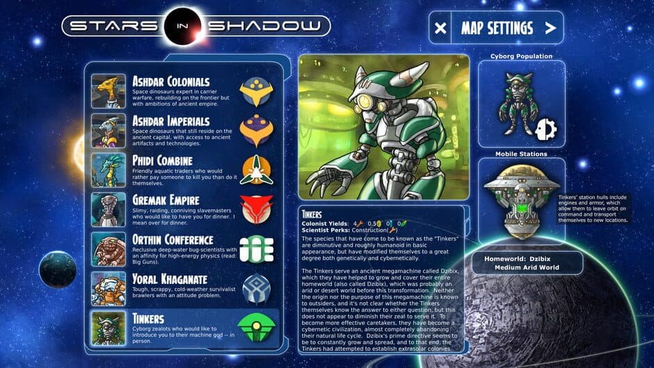 Stars in Shadow Legacies screenshot 1