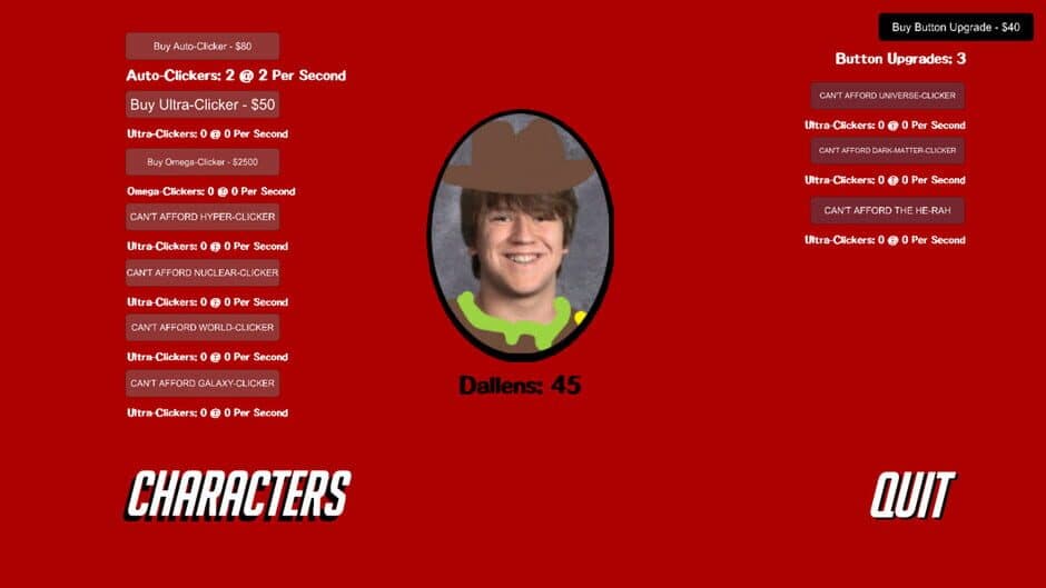 Dallen Clicker Ultimate screenshot 2