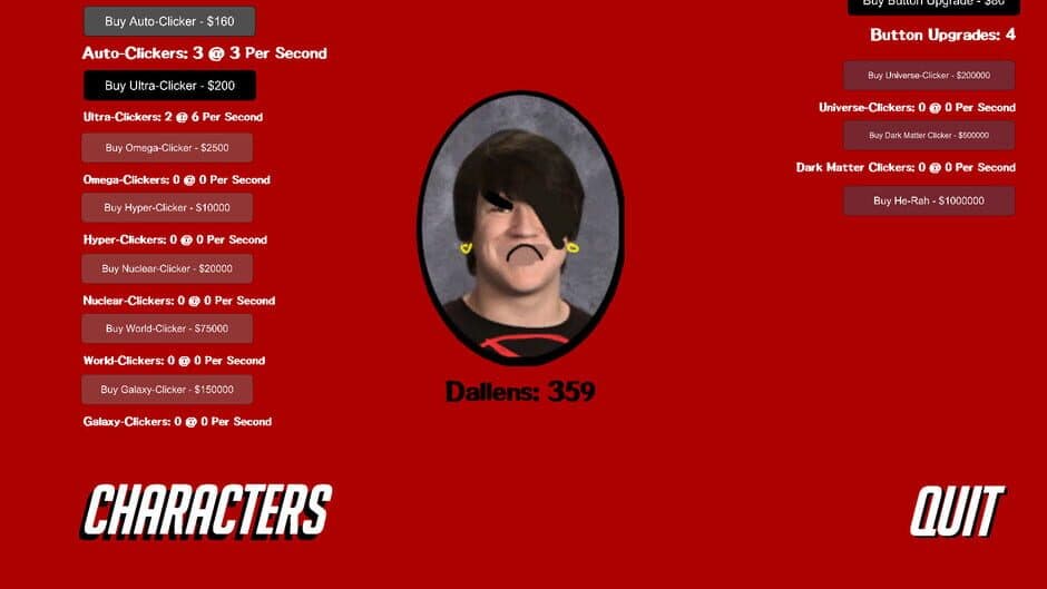 Dallen Clicker Ultimate screenshot 3