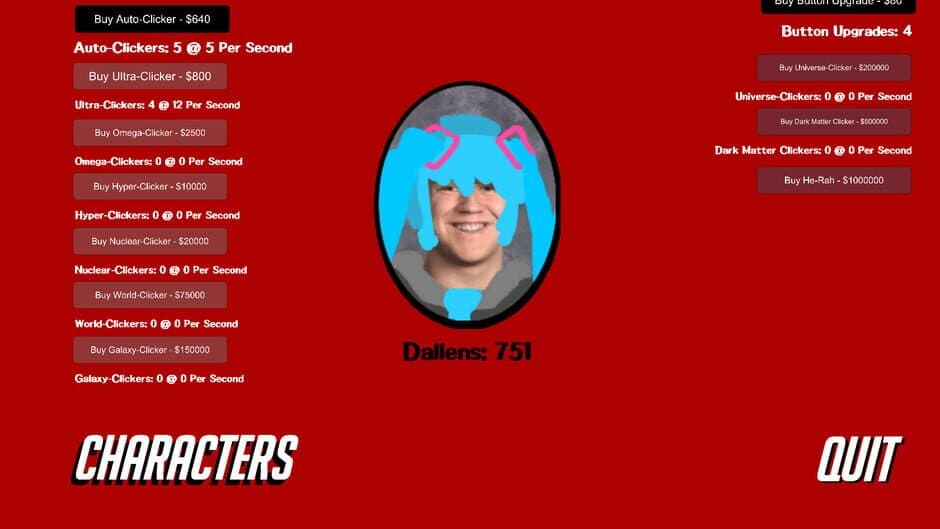 Dallen Clicker Ultimate screenshot 5