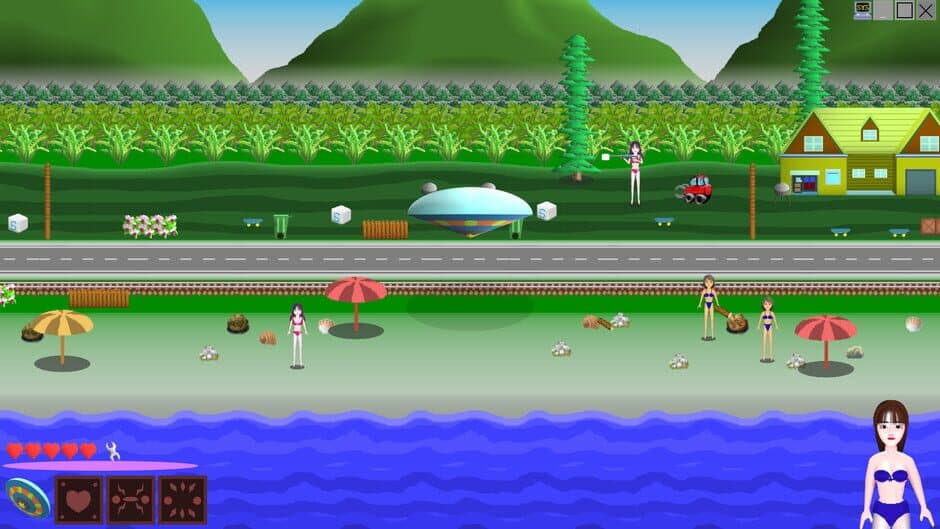 UFO vs Bikini screenshot 1
