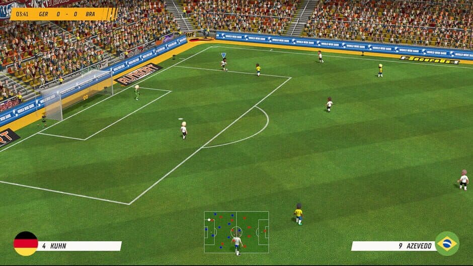 Super Soccer Blast: America vs Europe screenshot 1